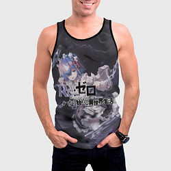 Майка-безрукавка мужская Re:Zero Жизнь с нуля, цвет: 3D-черный — фото 2