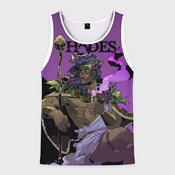 Майка-безрукавка мужская Hades - Дионис, цвет: 3D-белый