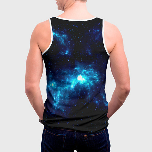 Мужская майка без рукавов Minecraft / 3D-Белый – фото 4