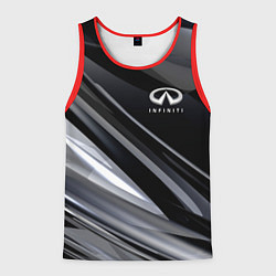 Майка-безрукавка мужская Infiniti, цвет: 3D-красный