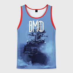 Майка-безрукавка мужская ВМФ, цвет: 3D-красный