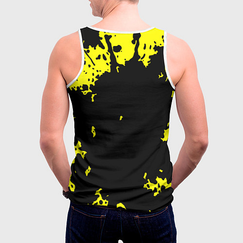 Мужская майка без рукавов Little NightmaresШестая / 3D-Белый – фото 4