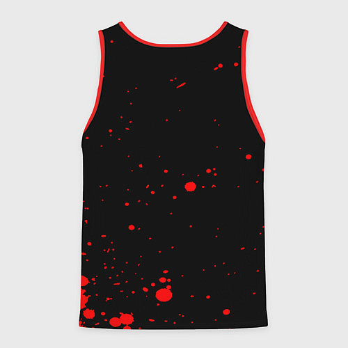 Мужская майка без рукавов WAKE THE F*** UP SAMURAI / 3D-Красный – фото 2