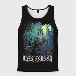 Майка-безрукавка мужская IRON MAIDEN, цвет: 3D-черный