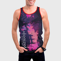 Майка-безрукавка мужская Horizon Zero Dawn, цвет: 3D-красный — фото 2