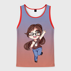 Мужская майка без рукавов Обычная девочка фрилансер