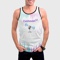 Майка-безрукавка мужская Clubhouse, цвет: 3D-черный — фото 2