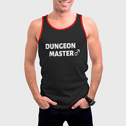 Майка-безрукавка мужская Dungeon Master, цвет: 3D-красный — фото 2