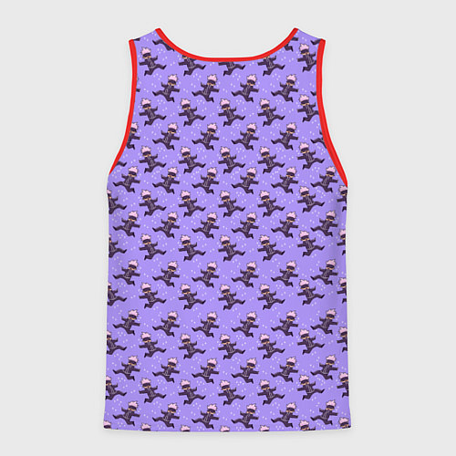 Мужская майка без рукавов ГОДЖО САТОРУ GOJO SATORU / 3D-Красный – фото 2