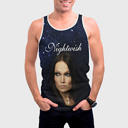 Майка-безрукавка мужская Nightwish Tarja Turunen Z, цвет: 3D-белый — фото 2