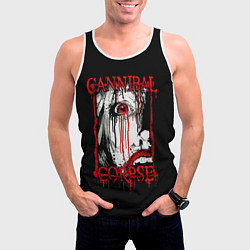Майка-безрукавка мужская Cannibal Corpse 2, цвет: 3D-белый — фото 2
