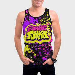 Майка-безрукавка мужская Friday Night Funkin, цвет: 3D-черный — фото 2