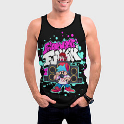 Майка-безрукавка мужская Friday Night Funkin, цвет: 3D-черный — фото 2