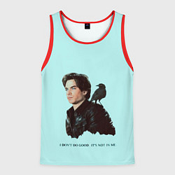 Майка-безрукавка мужская Дневники вампира,, цвет: 3D-красный