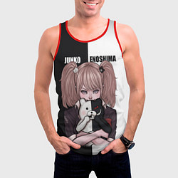 Майка-безрукавка мужская MONOKUMA JUNKO, цвет: 3D-красный — фото 2