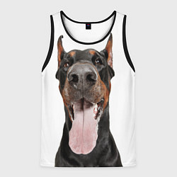 Мужская майка без рукавов Доберман Doberman