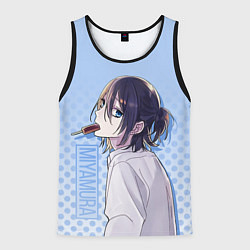 Майка-безрукавка мужская Miyamura, цвет: 3D-черный
