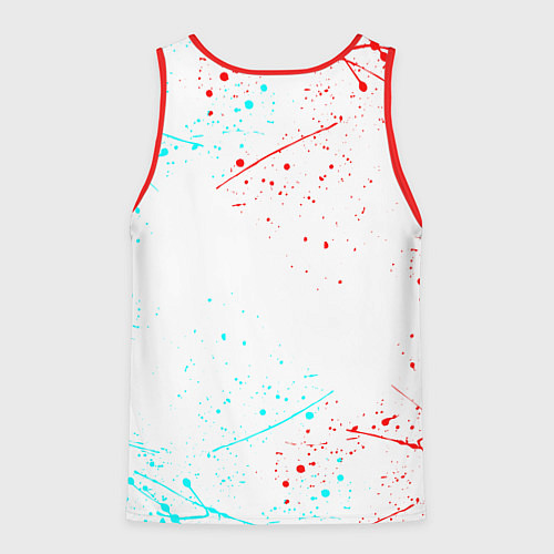 Мужская майка без рукавов DEATH NOTE ТЕТРАДЬ СМЕРТИ / 3D-Красный – фото 2