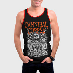 Майка-безрукавка мужская Cannibal Corpse, цвет: 3D-красный — фото 2