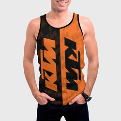 Майка-безрукавка мужская KTM КТМ Z, цвет: 3D-черный — фото 2