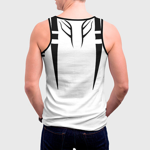 Мужская майка без рукавов ИТАДОРИ ТАТУ JUJUTSU KAISEN / 3D-Черный – фото 4