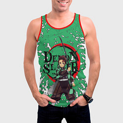 Майка-безрукавка мужская ТАНДЖИРО, цвет: 3D-красный — фото 2