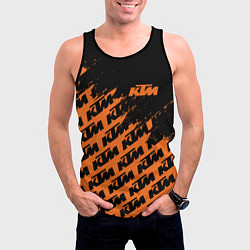 Майка-безрукавка мужская KTM КТМ, цвет: 3D-черный — фото 2
