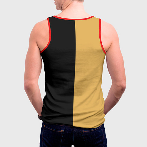 Мужская майка без рукавов Renault Passion for life / 3D-Красный – фото 4