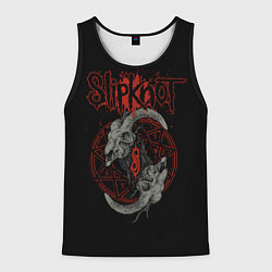 Майка-безрукавка мужская Slipknot Черепа, цвет: 3D-черный