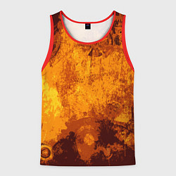 Майка-безрукавка мужская Стимпанк, цвет: 3D-красный