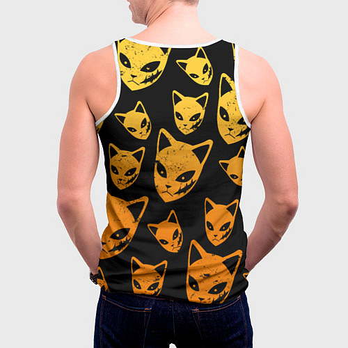 Мужская майка без рукавов ЗЕНИТЦУ КЛИНОК РАССЕКАЮЩИЙ / 3D-Белый – фото 4