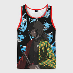 Майка-безрукавка мужская ГИО ТОМИОКА КЛИНОК, цвет: 3D-красный