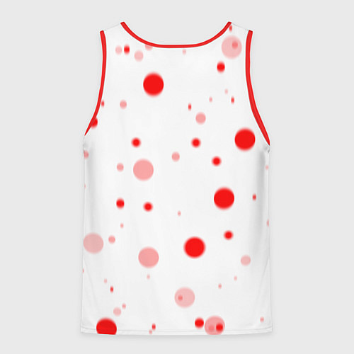 Мужская майка без рукавов AHEGAO KAGUYA / 3D-Красный – фото 2