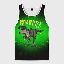 Мужская майка без рукавов Roarrr! Динозавр T-rex