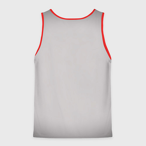 Мужская майка без рукавов Лисята / 3D-Красный – фото 2