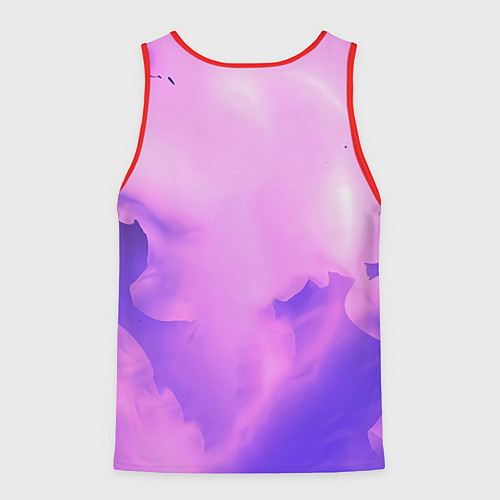 Мужская майка без рукавов Поднятие уровня в одиночку / 3D-Красный – фото 2