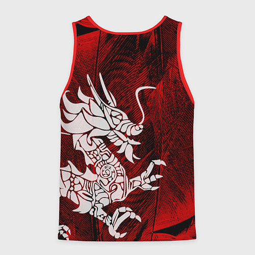 Мужская майка без рукавов Chinese Dragon / 3D-Красный – фото 2