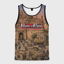 Майка-безрукавка мужская Prince of Persia 2 трона, цвет: 3D-черный