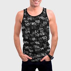 Майка-безрукавка мужская Минус семь, цвет: 3D-черный — фото 2