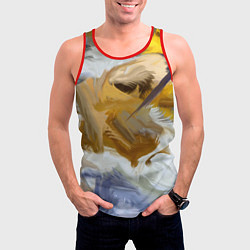 Майка-безрукавка мужская FET, цвет: 3D-красный — фото 2