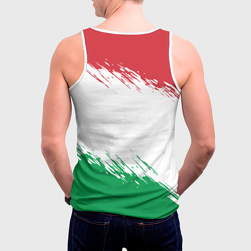 Мужская майка без рукавов MADE IN ITALY / 3D-Белый – фото 4