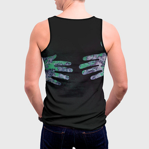 Мужская майка без рукавов HANDS / 3D-Черный – фото 4