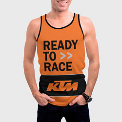 Майка-безрукавка мужская KTM READY TO RACE Z, цвет: 3D-черный — фото 2