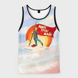 Мужская майка без рукавов Лозунг