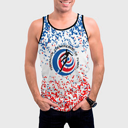 Майка-безрукавка мужская Сборная Коста-Рики, цвет: 3D-черный — фото 2