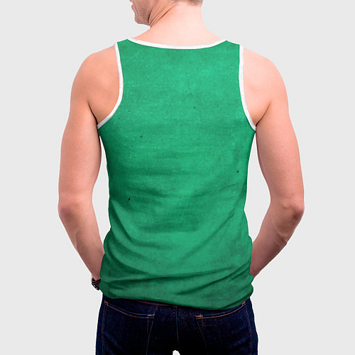 Мужская майка без рукавов Freedom / 3D-Белый – фото 4