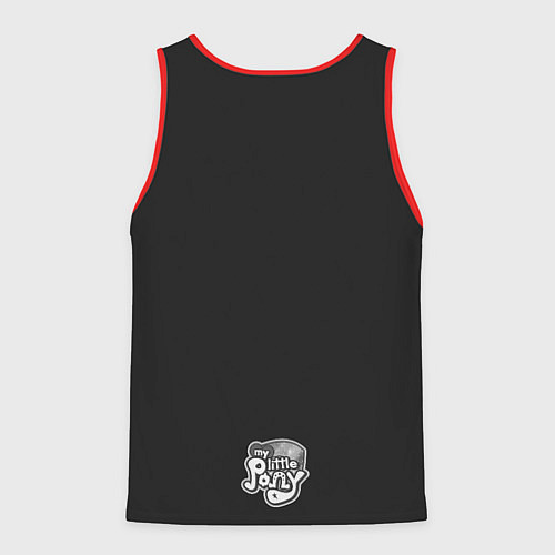 Мужская майка без рукавов Pony x Ramones / 3D-Красный – фото 2