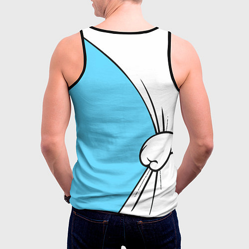 Мужская майка без рукавов Монстрики / 3D-Черный – фото 4