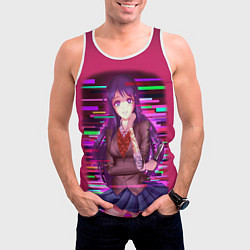 Майка-безрукавка мужская Literature Club Юри Yuri, цвет: 3D-белый — фото 2