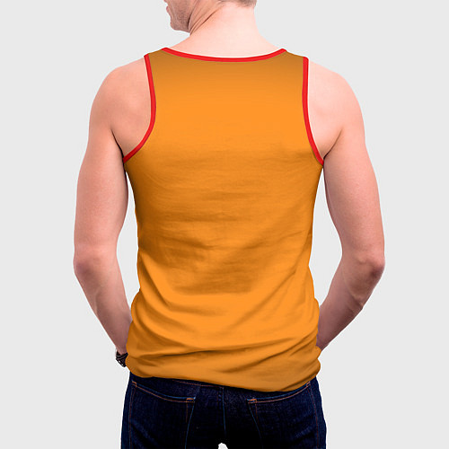 Мужская майка без рукавов СЯО GENSHIN IMPACT / 3D-Красный – фото 4